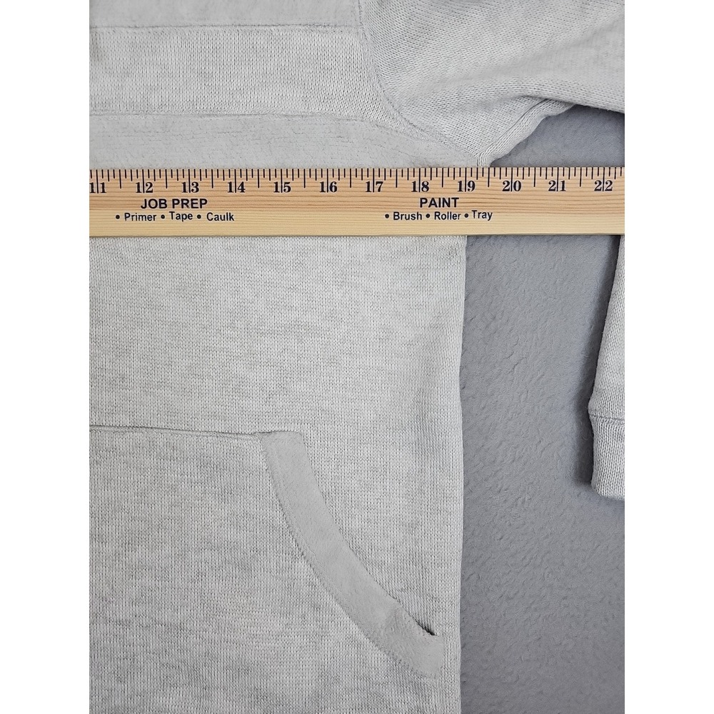 BKE Buckle Hoodie Women's Small Gray Long Sleeve Casual Drawstring Soft Comfort - Picture 3 of 8